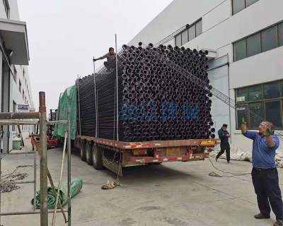 高温除尘布袋发货现场 